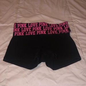 VS/PINK GYM/YOGA SHORTS - SZ SM - *LIKE NEW*